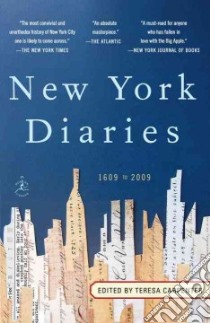 New York Diaries libro in lingua di Carpenter Teresa (EDT)