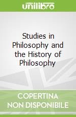 Studies in Philosophy and the History of Philosophy libro in lingua di Ryan John K. (EDT)