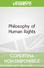 Philosophy of Human Rights