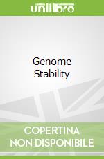 Genome Stability libro str