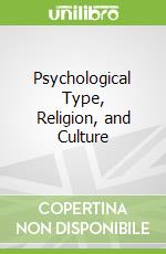 Psychological Type, Religion, and Culture