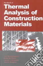 Handbook of Thermal Analysis of Construction Materials