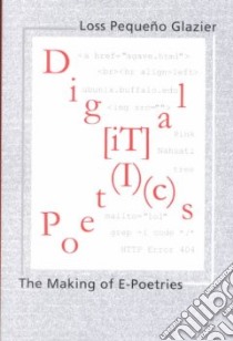 Digital Poetics libro in lingua di Glazier Loss Pequeno