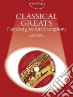 Center Stage Classical Greats Playalong for Alto Sax libro str