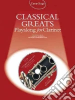 Center Stage Classical Greats Playalong for Clarinet libro str