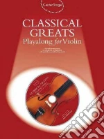 Center Stage Classical Greats Playalong for Violin libro str