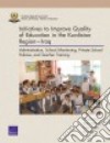 Initiatives to Improve Quality of Education in the Kurdistan Region—Iraq libro str
