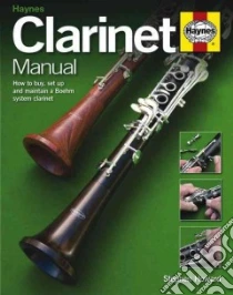 Clarinet Manual libro in lingua di Howard Stephen
