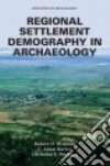 Regional Settlement Demography in Archaeology libro str