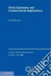 Finite Geometry and Combinatorial Applications libro str