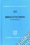Ridge Functions libro str