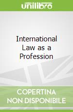 International Law as a Profession