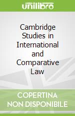 Cambridge Studies in International and Comparative Law