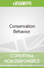 Conservation Behavior