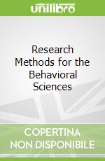 Research Methods for the Behavioral Sciences