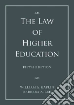 The Law of Higher Education
