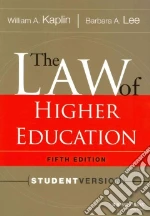 The Law of Higher Education
