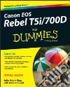 Canon Eos Rebel T5i / 700d for Dummies libro str