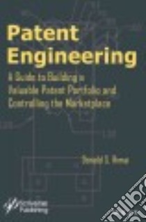 Patent Engineering libro in lingua di Rimai Donald S.