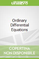 Ordinary Differential Equations