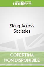 Slang Across Societies libro str