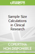 Sample Size Calculations in Clinical Research
