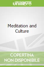 Meditation and Culture
