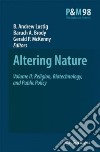 Altering Nature libro str
