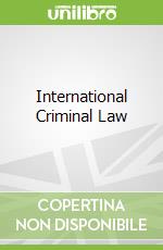 International Criminal Law