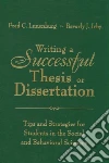 Writing a Successful Thesis or Dissertation libro str