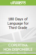 180 Days of Language for Third Grade libro str
