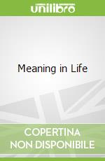 Meaning in Life