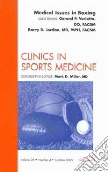 Medical Issues in Boxing libro in lingua di Varlotta Gerard P. (EDT), Jordan Barry D. (EDT)