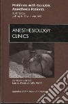 Problems With Geriatric Anesthesia Patients libro str