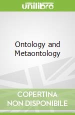 Ontology and Metaontology