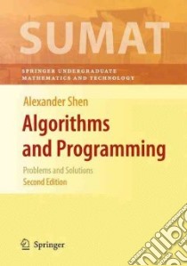 Algorithms and Programming libro in lingua di Shen Alexander