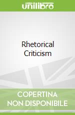 Rhetorical Criticism
