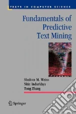 Fundamentals of Predictive Text Mining