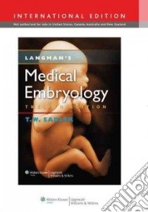 Langmans Medical Embryology libro in lingua di Thomas Sadler