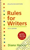 Rules for Writers With 2009 Mla and 2010 APA Updates /with E-book / Writing in the Disciplines libro str