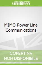 MIMO Power Line Communications