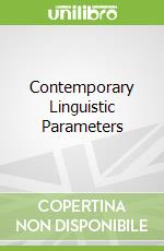 Contemporary Linguistic Parameters