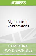 Algorithms in Bioinformatics