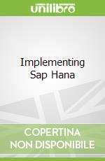 Implementing Sap Hana