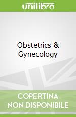 Obstetrics & Gynecology libro str