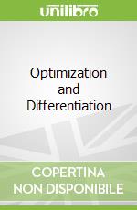 Optimization and Differentiation