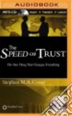 The Speed of Trust (CD Audiobook)