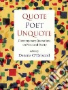 Quote Poet Unquote libro str
