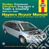 Dodge Caravan, Chrysler Voyager and Town & Country Automotive Repair Manual libro str