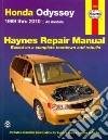 Haynes Honda Odyssey Repair Manual libro str